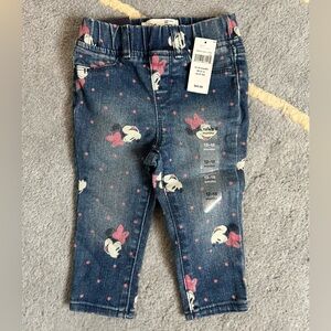 Gap Disney Minnie Mouse Denim Kids Leggings